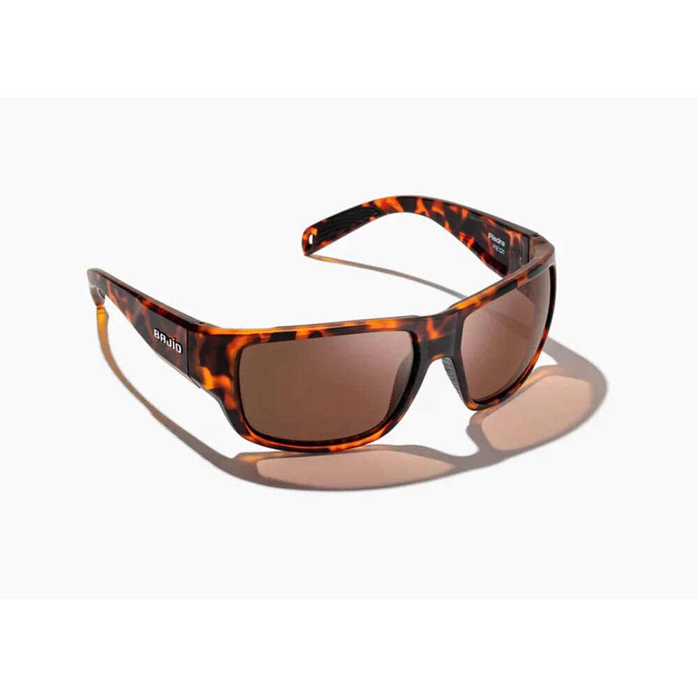 Bajio Piedra Sunglasses Polarized in Dark Tort Matte with Copper Plastic